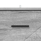 Armadio da Notte con cassetto Grigio sonoma 38 x 38 x 66 cm