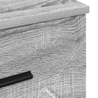 Armadio da Notte con cassetto Grigio sonoma 38 x 38 x 66 cm