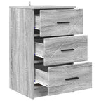 Armadio da Notte con cassetto Grigio sonoma 38 x 38 x 66 cm