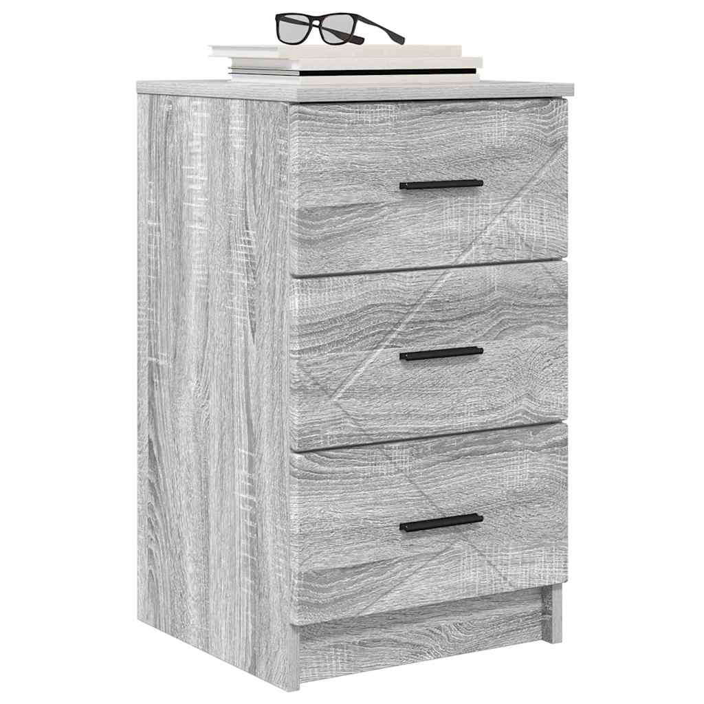 Armadio da Notte con cassetto Grigio sonoma 38 x 38 x 66 cm