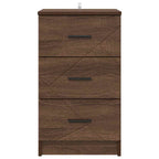 Armadio da Notte con cassetto Rovere marrone 38 x 38 x 66 cm