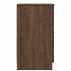 Armadio da Notte con cassetto Rovere marrone 38 x 38 x 66 cm