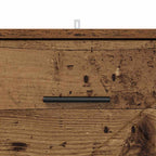 Armadio da Notte con cassetto Legno vecchio 38 x 38 x 66 cm