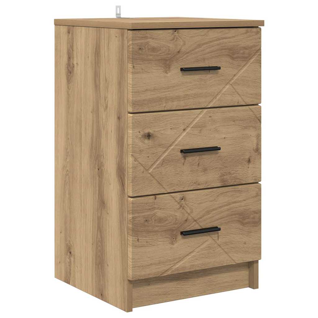 Armadio da Notte rovere artigianale 38 x 38 x 66 cm