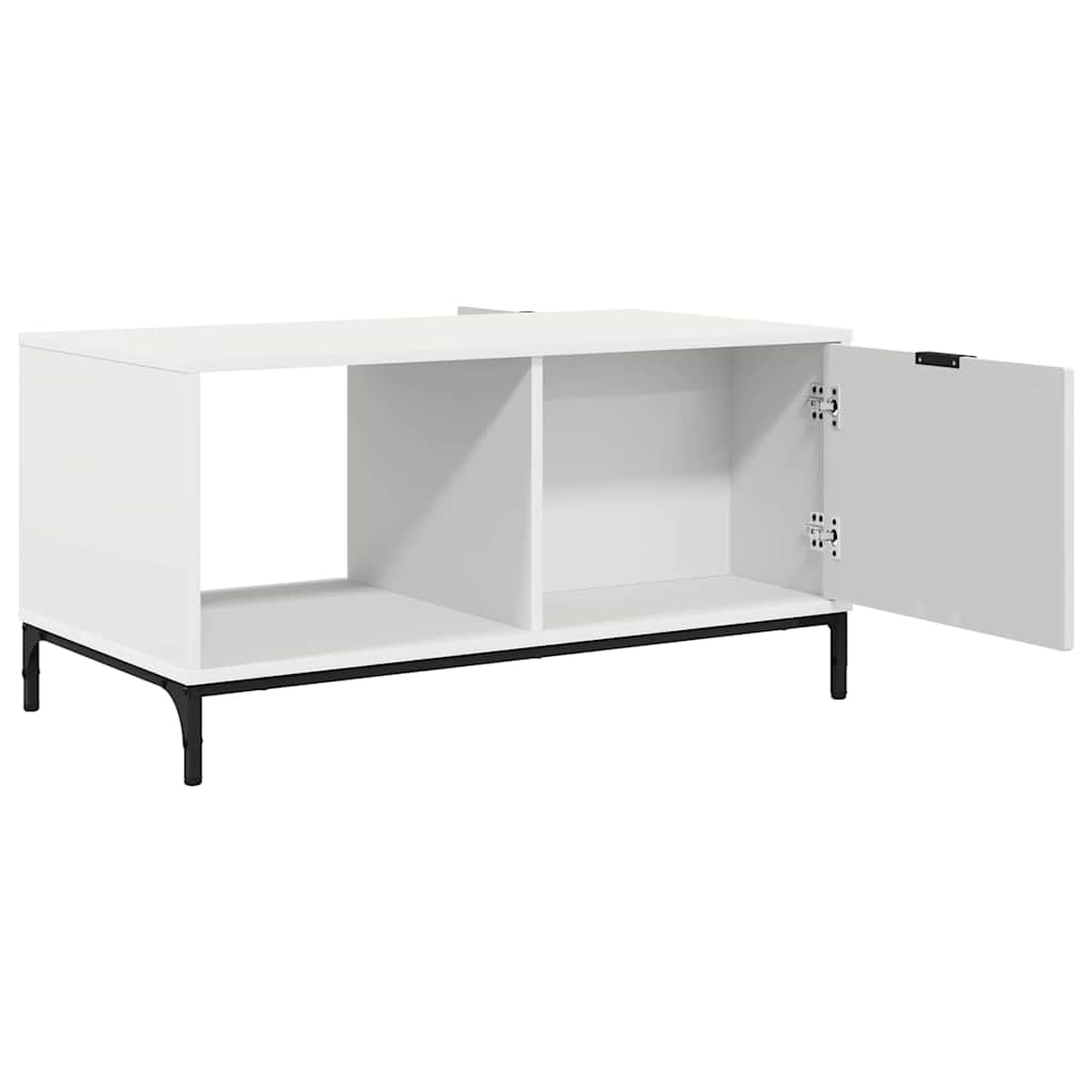 Tavolino da salotto Bianco 90 x 49 x 46 cm Legno multistrato