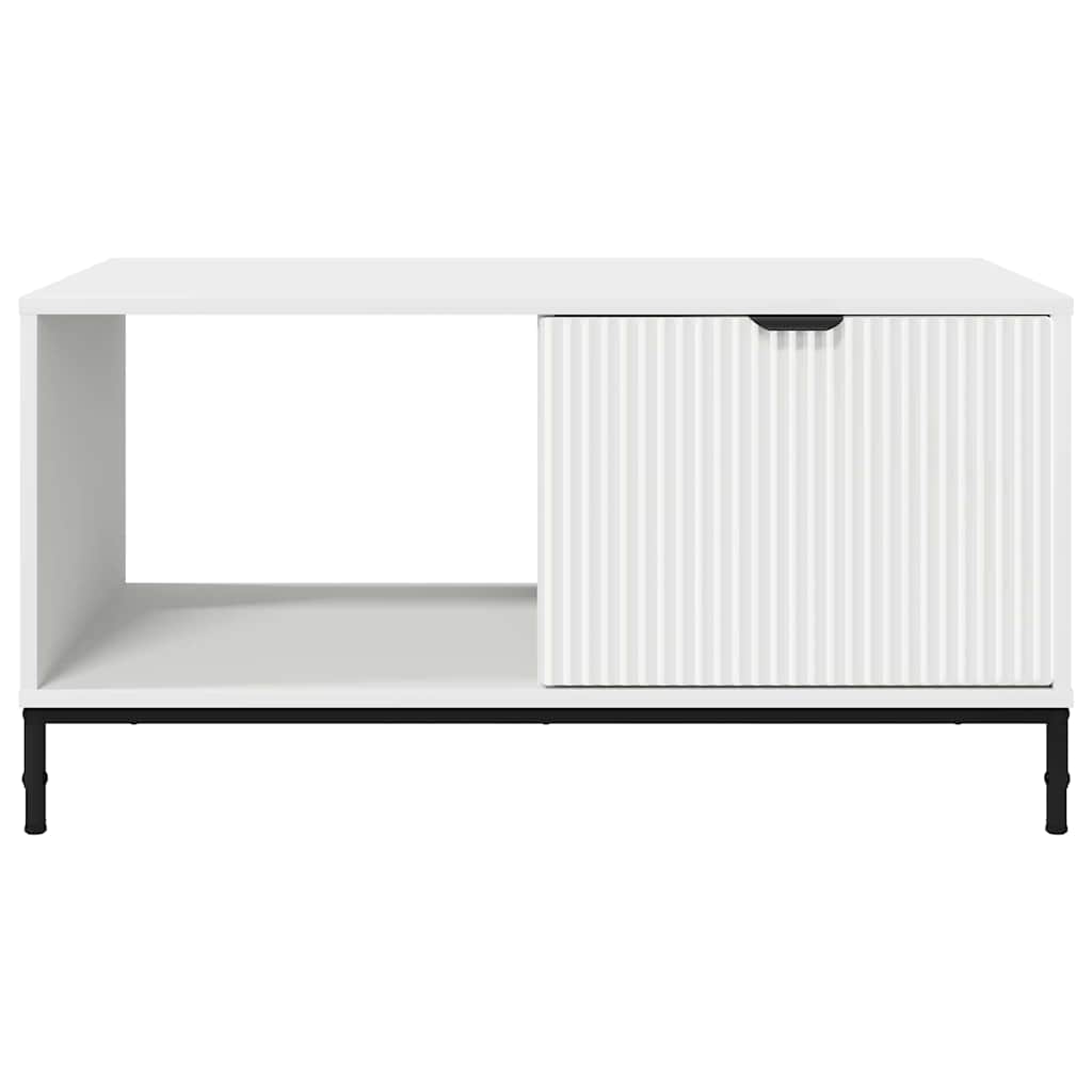 Tavolino da salotto Bianco 90 x 49 x 46 cm Legno multistrato