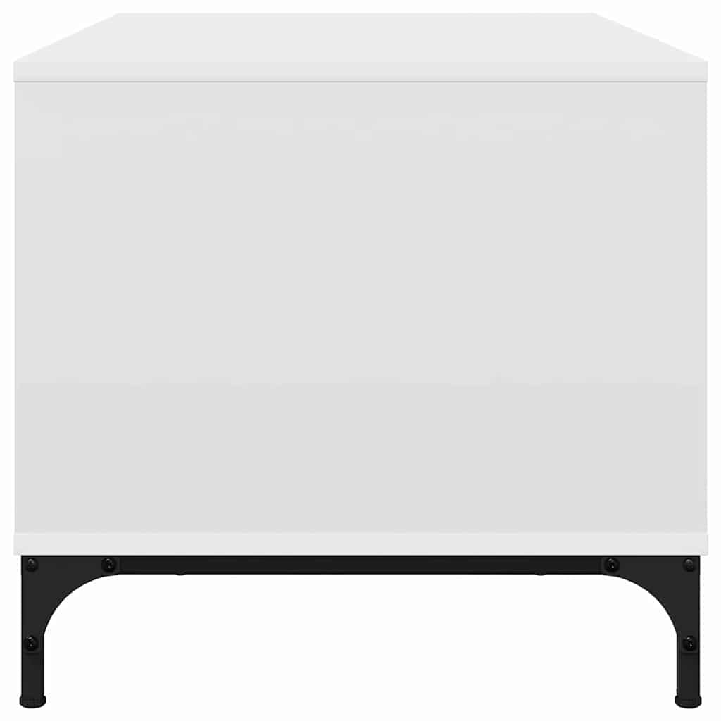 Tavolino da salotto Bianco 90 x 49 x 46 cm Legno multistrato
