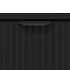 Tavolino da salotto con cassetto Rovere Nero 90 x 49 x 46 cm