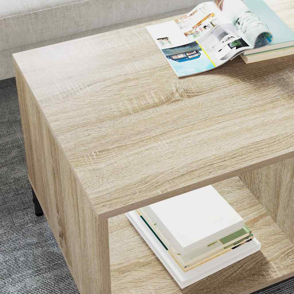 Tavolino da salotto con cassetto Rovere Sonoma 90 x 49 x 46 cm