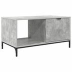 Tavolino da salotto con cassetto Grigio cemento 90 x 49 x 46 cm