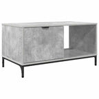 Tavolino da salotto con cassetto Grigio cemento 90 x 49 x 46 cm
