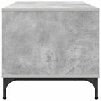 Tavolino da salotto con cassetto Grigio cemento 90 x 49 x 46 cm
