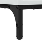 Tavolino da salotto con cassetto Bianco Lucido 90 x 49 x 46 cm