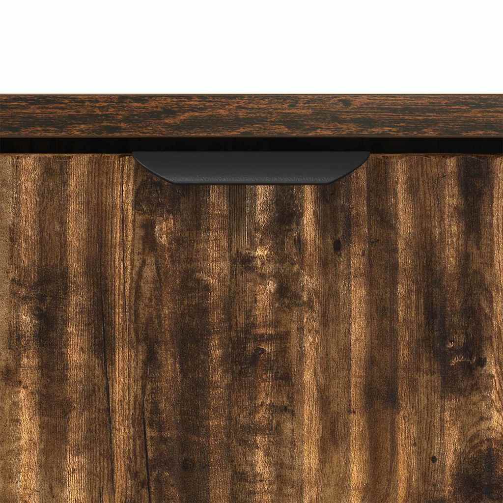 Tavolino da salotto con cassetto Rovere fumé 90 x 49 x 46 cm
