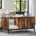Tavolino da salotto con cassetto Rovere fumé 90 x 49 x 46 cm