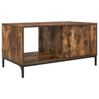 Tavolino da salotto con cassetto Rovere fumé 90 x 49 x 46 cm