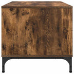 Tavolino da salotto con cassetto Rovere fumé 90 x 49 x 46 cm