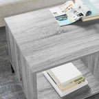 Tavolino da salotto con cassetto Grigio Sonoma 90 x 49 x 46 cm