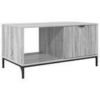 Tavolino da salotto con cassetto Grigio Sonoma 90 x 49 x 46 cm