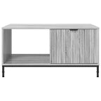 Tavolino da salotto con cassetto Grigio Sonoma 90 x 49 x 46 cm