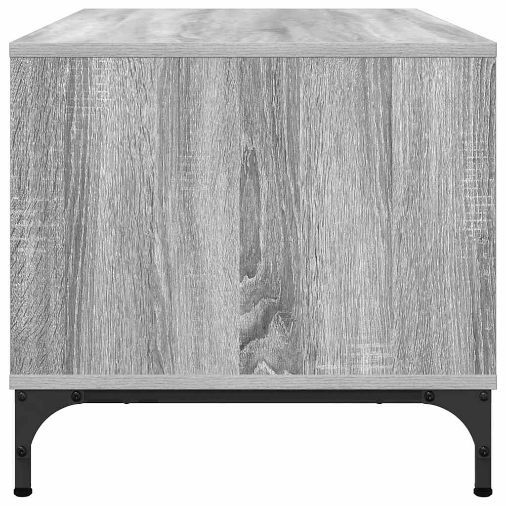 Tavolino da salotto con cassetto Grigio Sonoma 90 x 49 x 46 cm