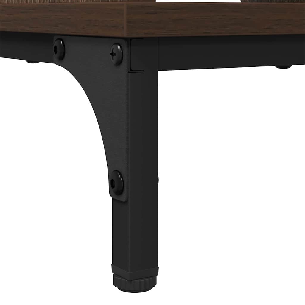 Tavolino da salotto con cassetto Rovere Marrone 90 x 49 x 46 cm
