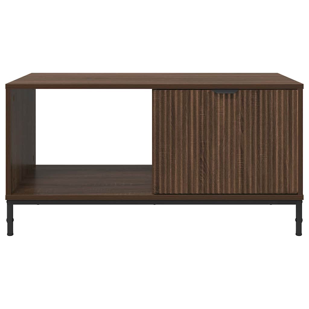 Tavolino da salotto con cassetto Rovere Marrone 90 x 49 x 46 cm