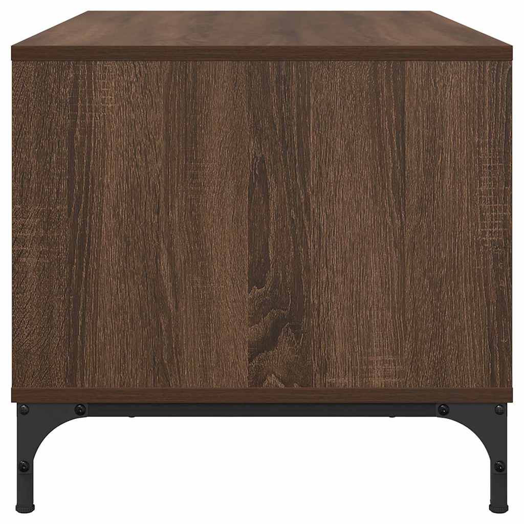 Tavolino da salotto con cassetto Rovere Marrone 90 x 49 x 46 cm