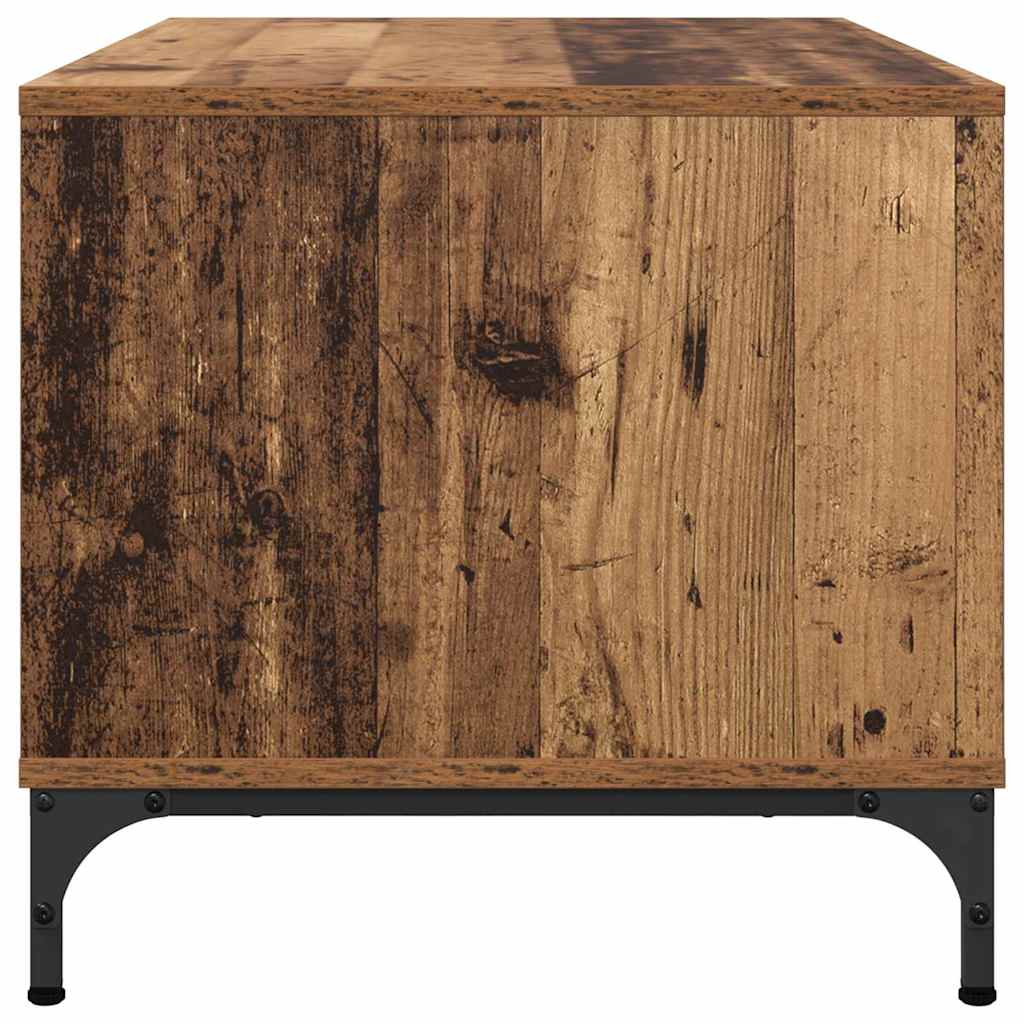 Tavolino da salotto con cassetto Legno vecchio 90 x 49 x 46 cm