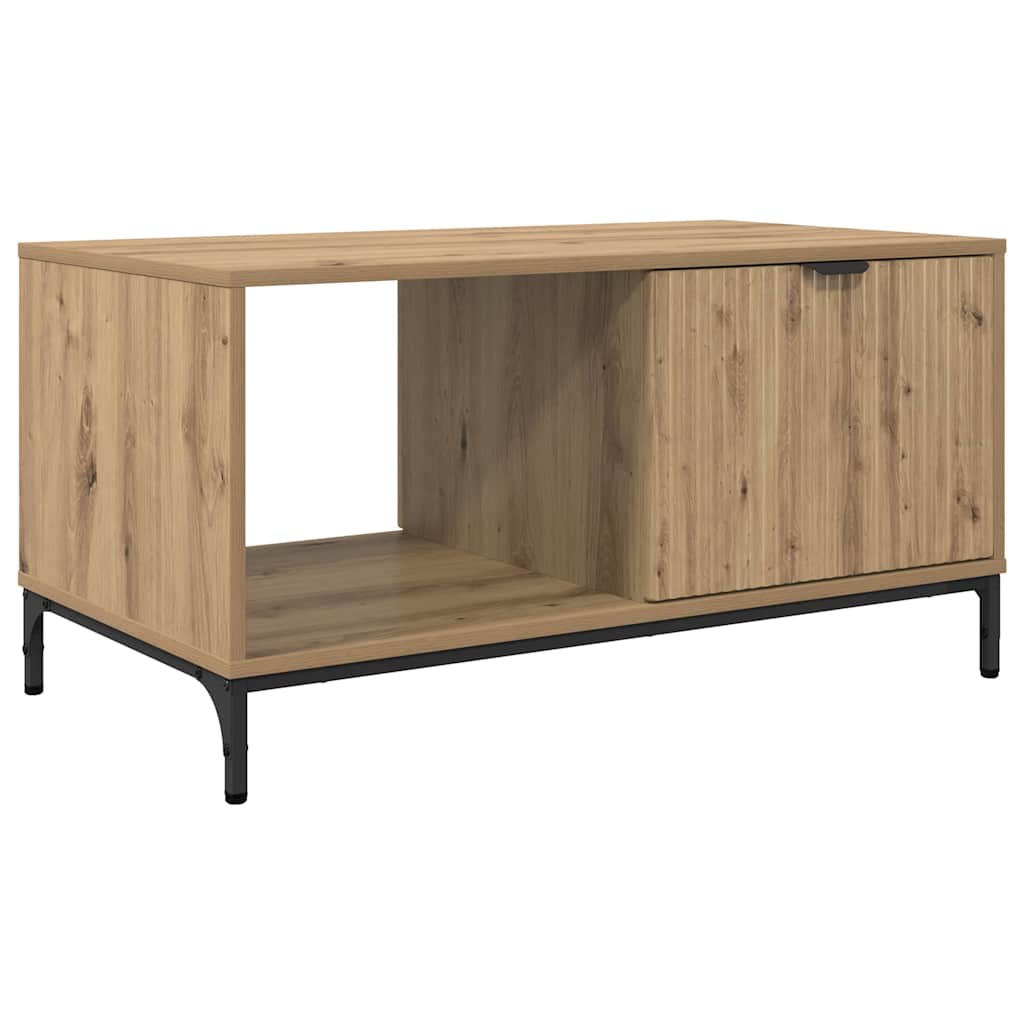 Tavolino da salotto Rovere artigianale 90 x 49 x 46 cm
