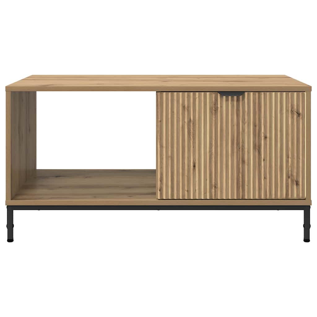 Tavolino da salotto Rovere artigianale 90 x 49 x 46 cm