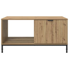 Tavolino da salotto Rovere artigianale 90 x 49 x 46 cm