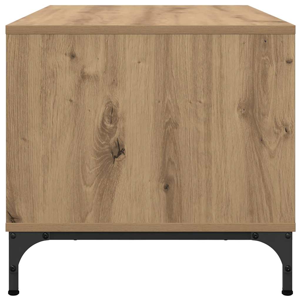 Tavolino da salotto Rovere artigianale 90 x 49 x 46 cm