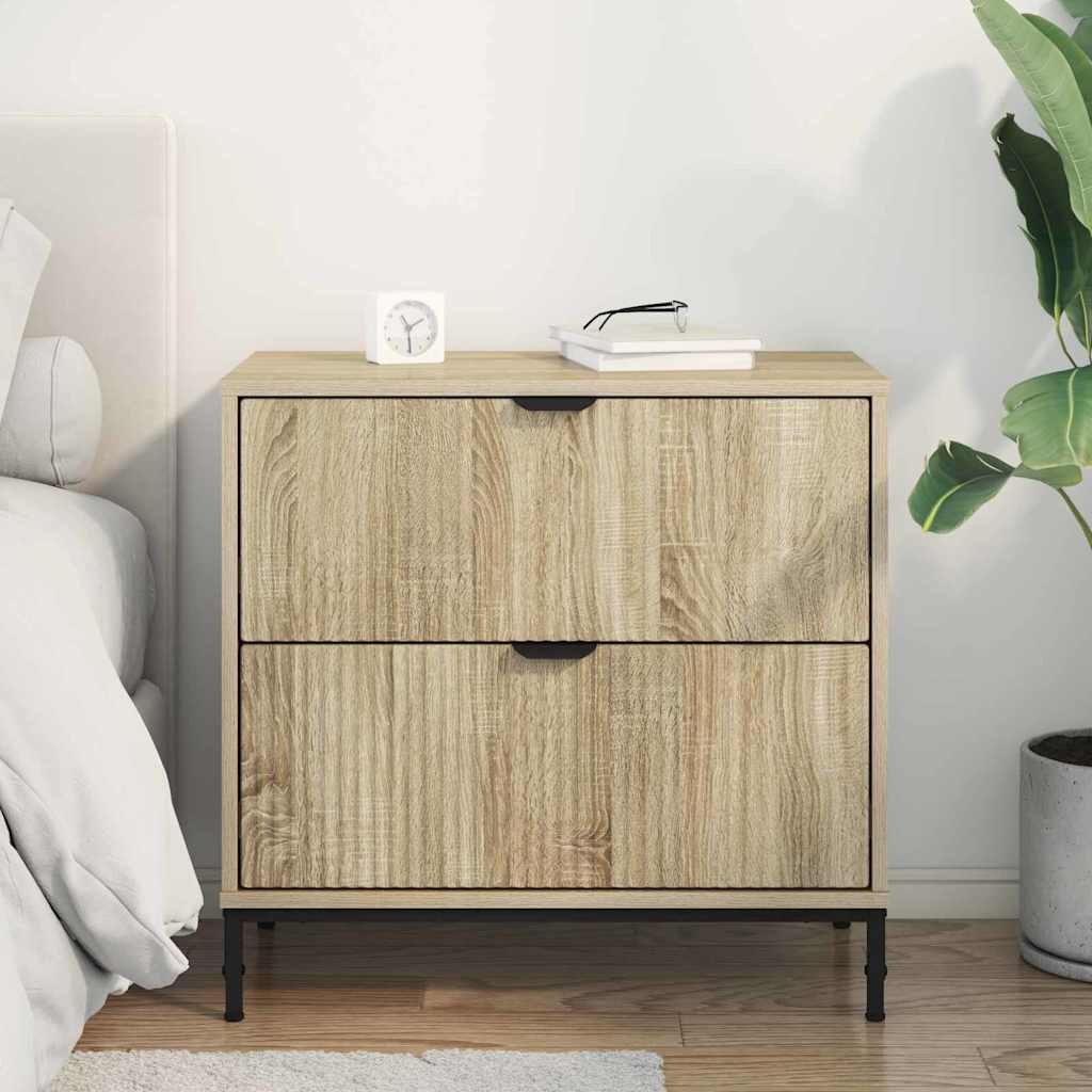 Comodino rovere sonoma 63.5 x 36 x 61 cm Legno multistrato