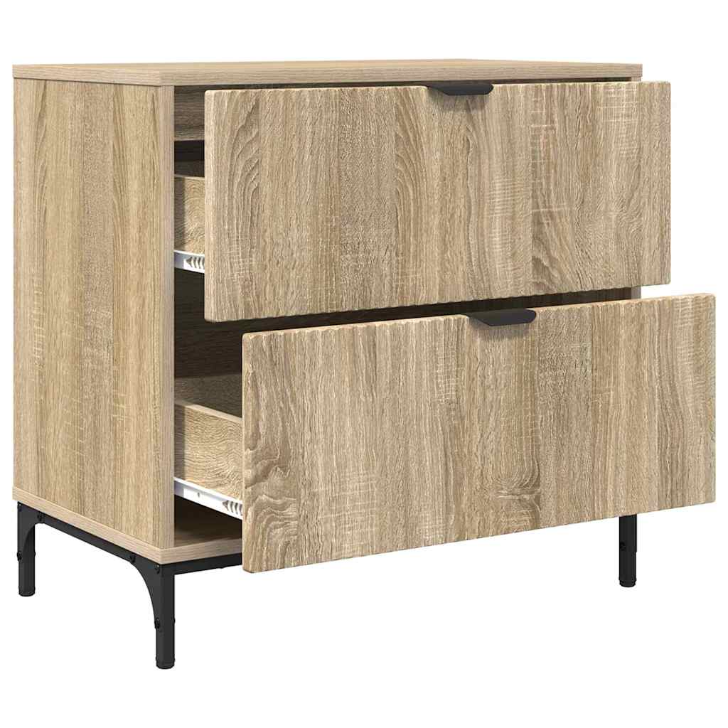 Comodino rovere sonoma 63.5 x 36 x 61 cm Legno multistrato
