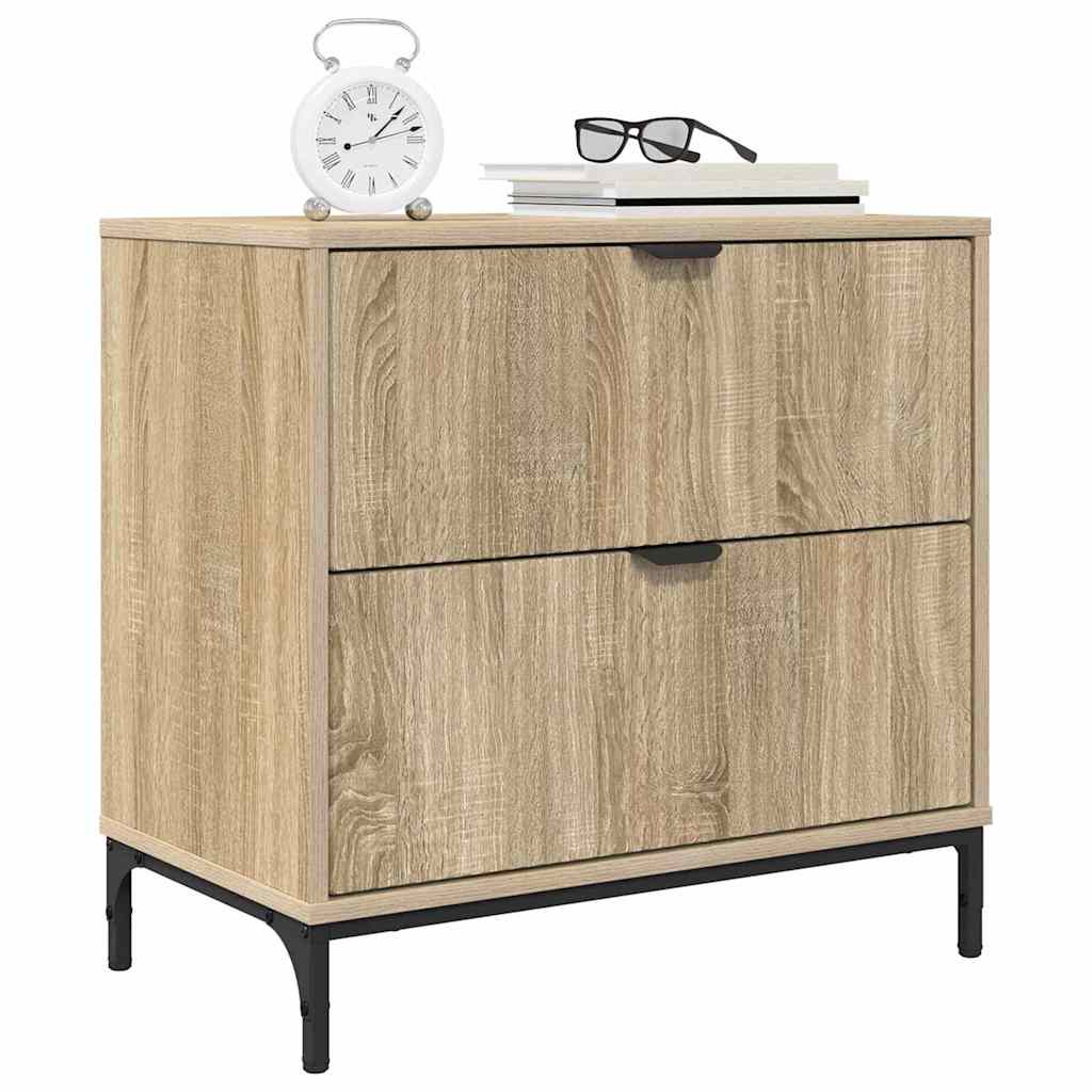 Comodino rovere sonoma 63.5 x 36 x 61 cm Legno multistrato
