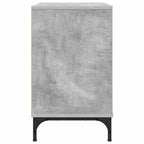 Comodino Grigio cemento 63.5 x 36 x 61 cm Legno multistrato