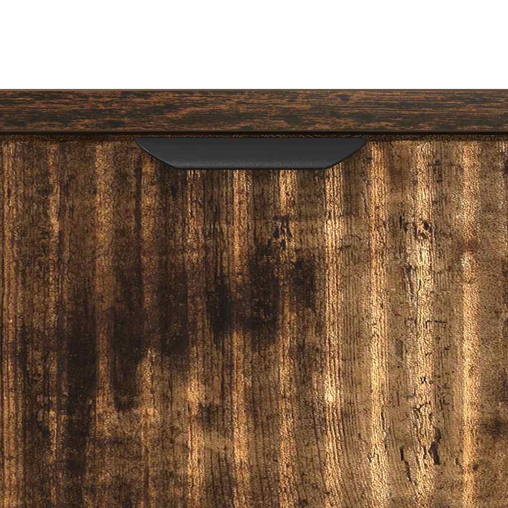 Comodino Rovere fumo 63.5 x 36 x 61 cm Legno multistrato