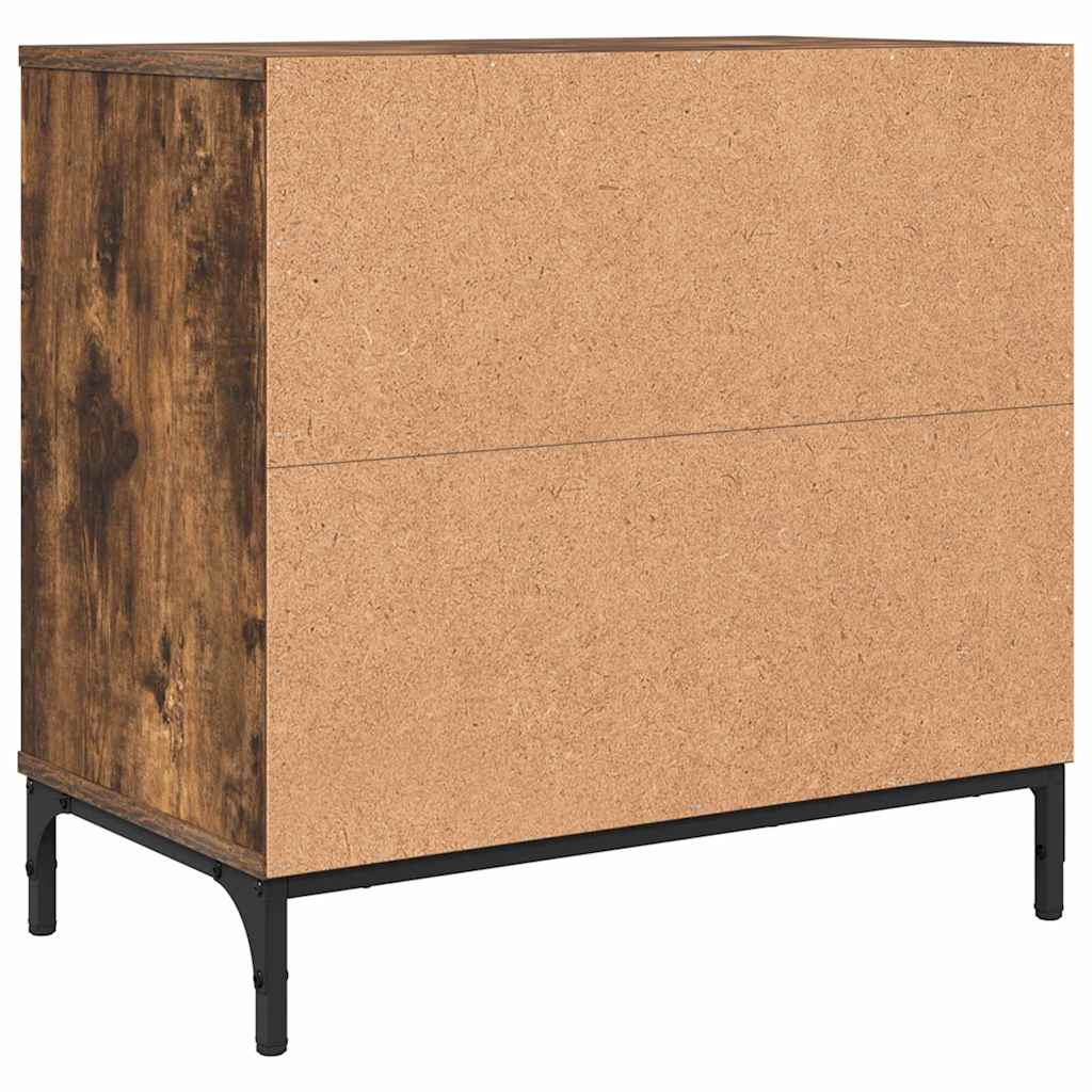Comodino Rovere fumo 63.5 x 36 x 61 cm Legno multistrato