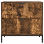 Comodino Rovere fumo 63.5 x 36 x 61 cm Legno multistrato