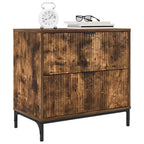 Comodino Rovere fumo 63.5 x 36 x 61 cm Legno multistrato