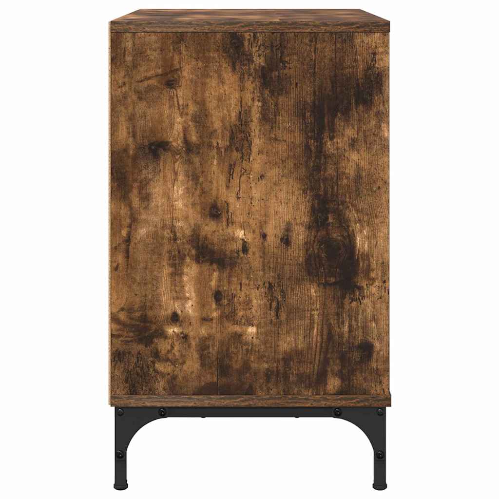 Comodino Rovere fumo 63.5 x 36 x 61 cm Legno multistrato