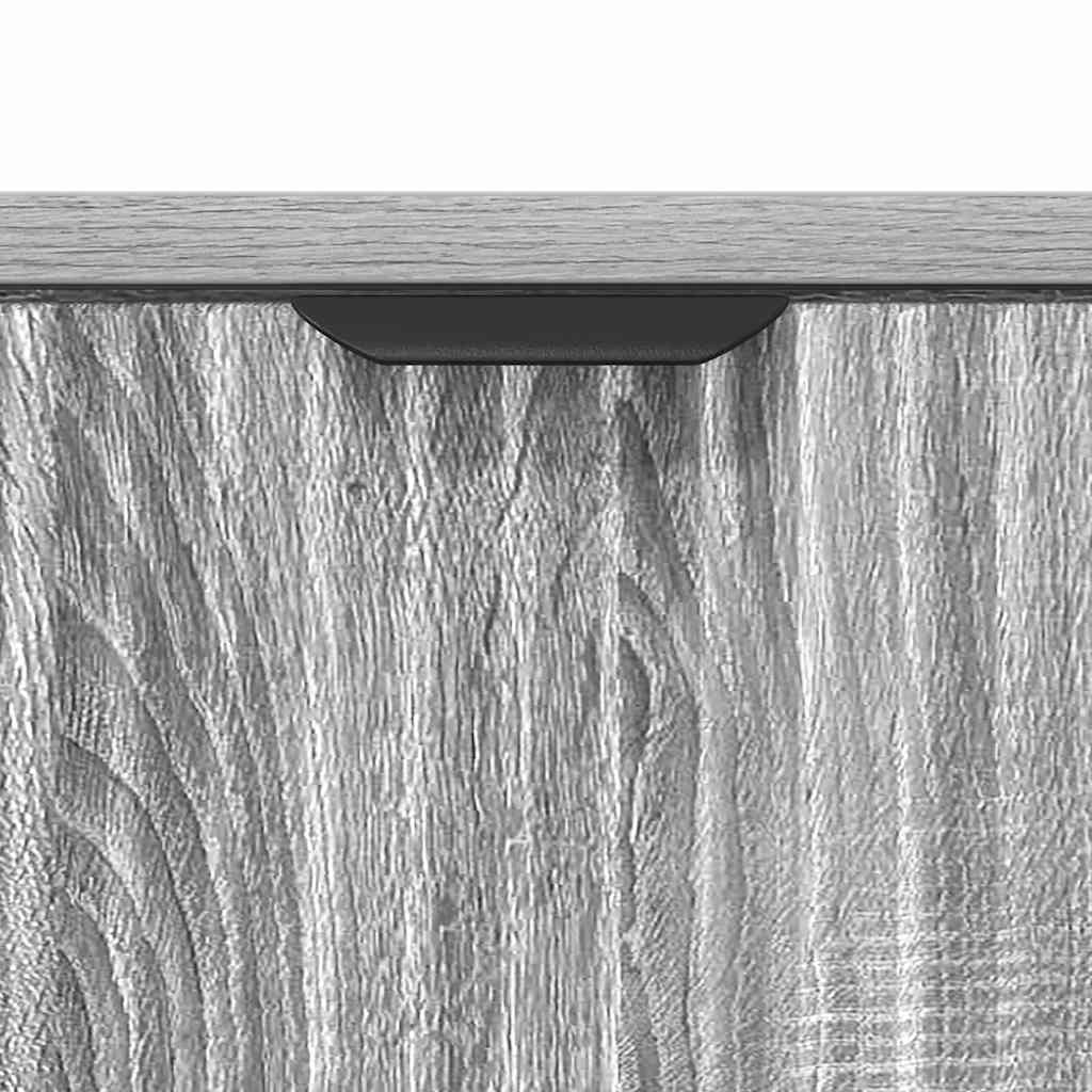 Comodino Grigio sonoma 63.5 x 36 x 61 cm Legno multistrato