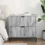 Comodino Grigio sonoma 63.5 x 36 x 61 cm Legno multistrato