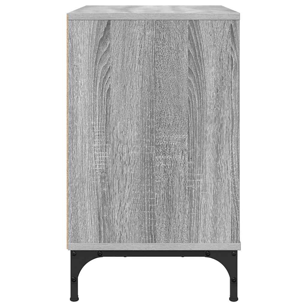 Comodino Grigio sonoma 63.5 x 36 x 61 cm Legno multistrato