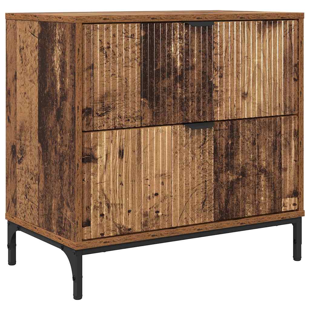 Comodino Legno vecchio 63.5 x 36 x 61 cm Legno multistrato