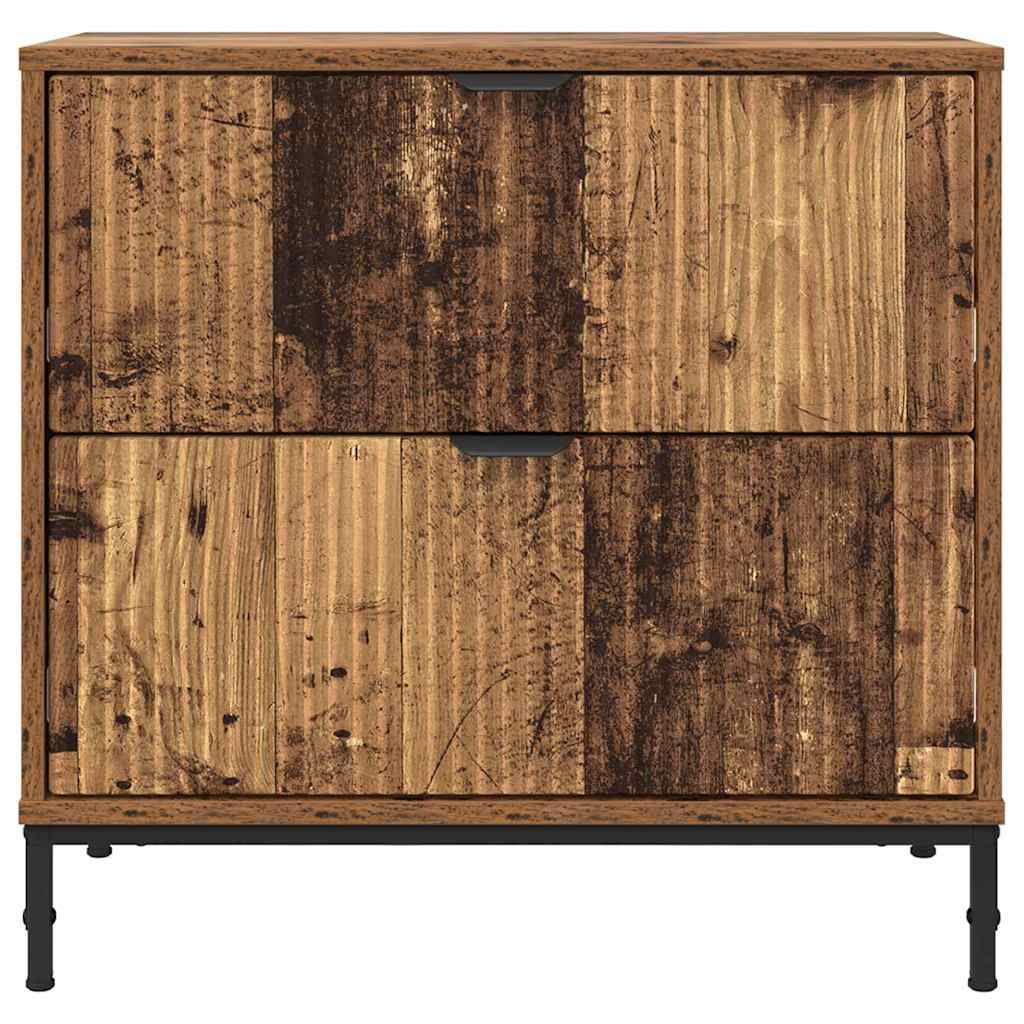 Comodino Legno vecchio 63.5 x 36 x 61 cm Legno multistrato