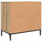 Comodino rovere artigianale 63.5 x 36 x 61 cm Legno multistrato