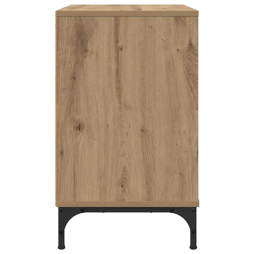 Comodino rovere artigianale 63.5 x 36 x 61 cm Legno multistrato