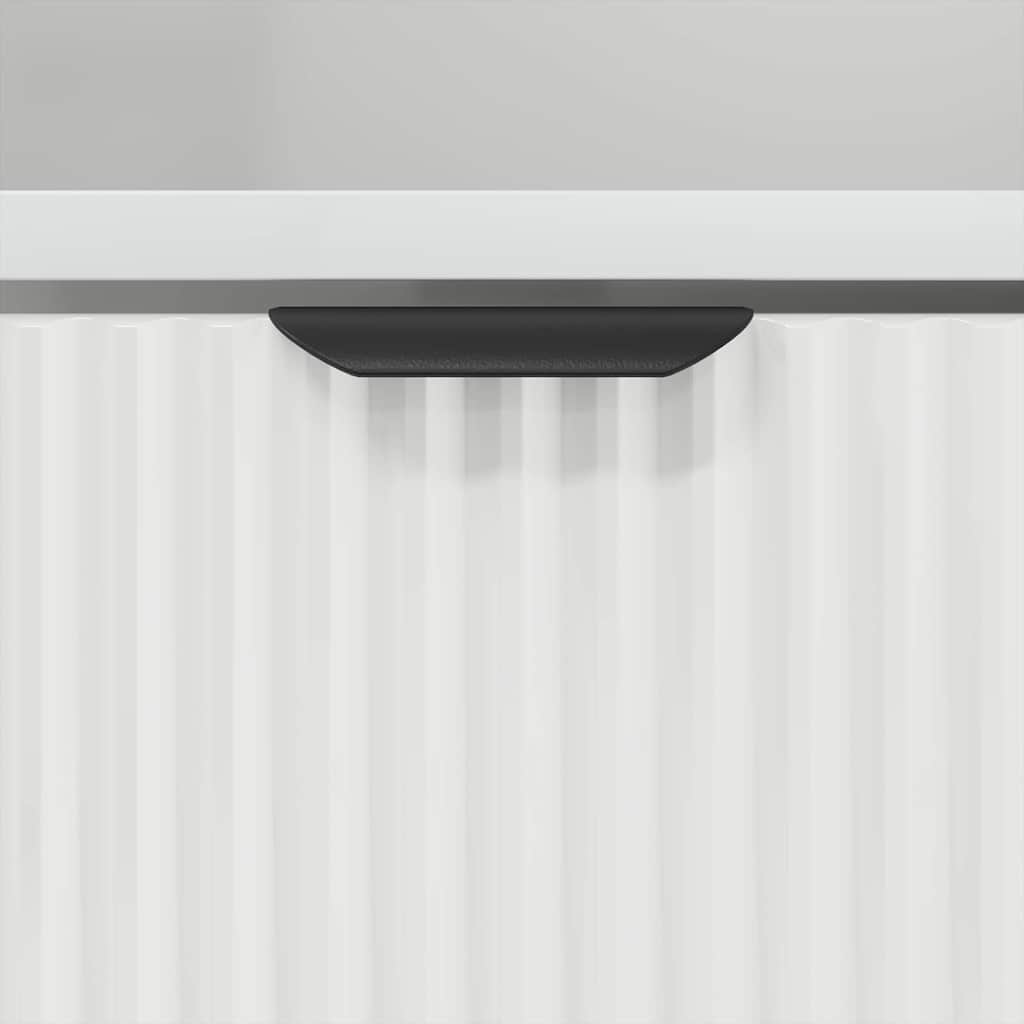 Armadio da Notte 2 pcs Bianco 49 x 36 x 61 cm Legno multistrato